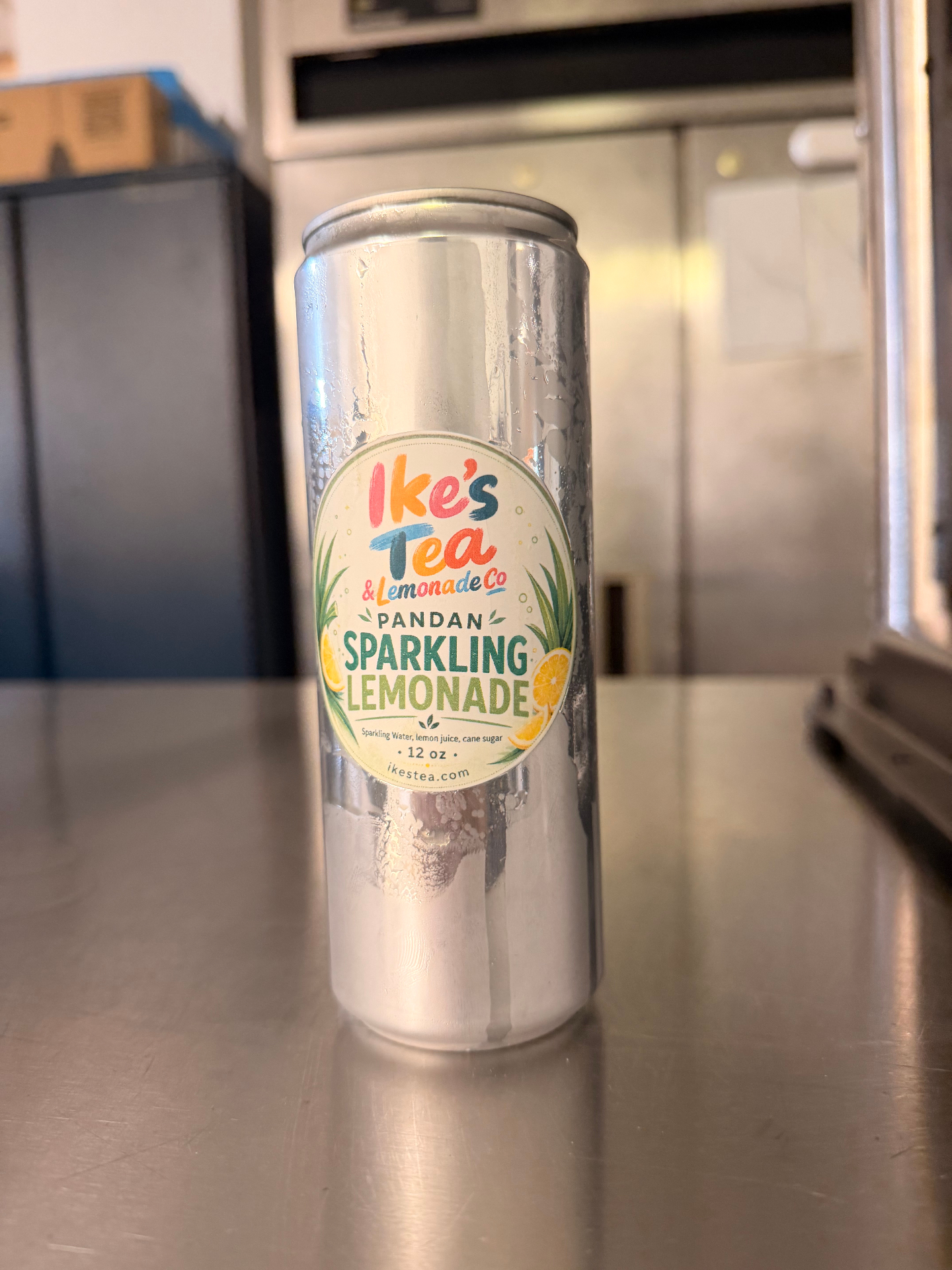 Ike's Tea Pandan Sparkling Lemonade can